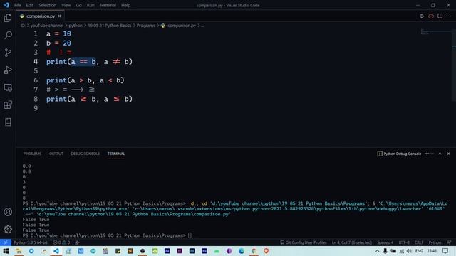 #2 Python Basics | Python Tutorial For Beginners смотреть онлайн