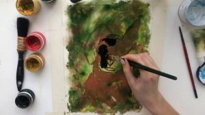 Как легко нарисовать овчарку [Рисунок на 23 февраля. ] Alina Chirkova ART