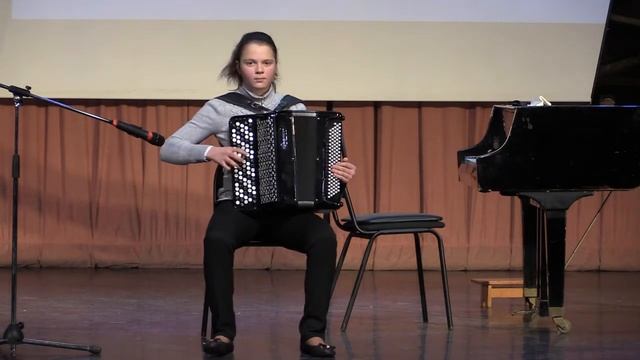 А.Фоссен Карусель исполняет Полина Гудилова баян 12 лет смотреть онлайн