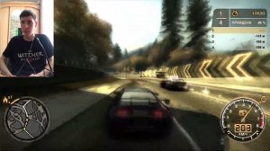 НФС Most Wanted с геймпадом.