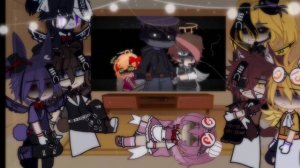 • Fnaf 1 + Puppet react to afton family memes • | MY AU | • | Gacha Club |•