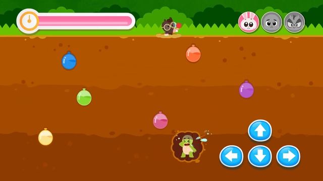 Mo Mo Mo Moles | Moles are coming! | #Burrow | Animal Rush 2 | Dragon Dee Songs for Children смотреть онлайн