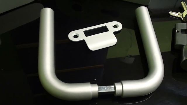 Фурнитура для стеклянных дверей комплект B в покрытие анодированный алюминий смотреть онлайн