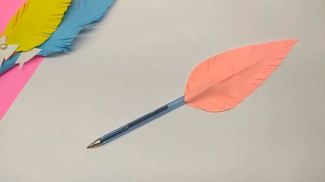 DIY Красивая Ручка из бумаги Канцелярия для школы | Easy origami Paper Pen Paper Craft смотреть онлайн