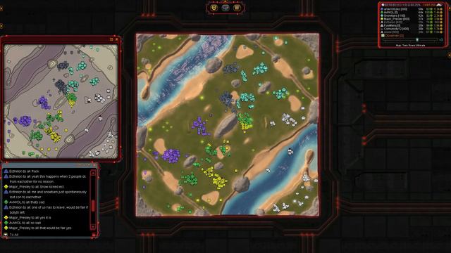 Forged Alliance [118] 4v4 Не топовые игроки дают жару