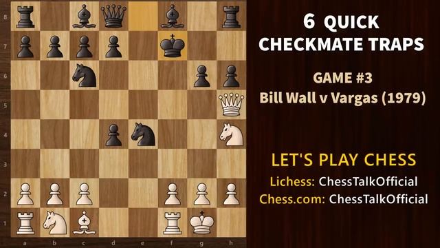 6 Checkmate Traps | Chess Opening Tricks to Win Fast | Short Games, Moves, Tactics & Ideas смотреть онлайн