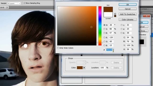 How To Make A Twilight Vampire (Part 2/3) - Photoshop CS5 смотреть онлайн