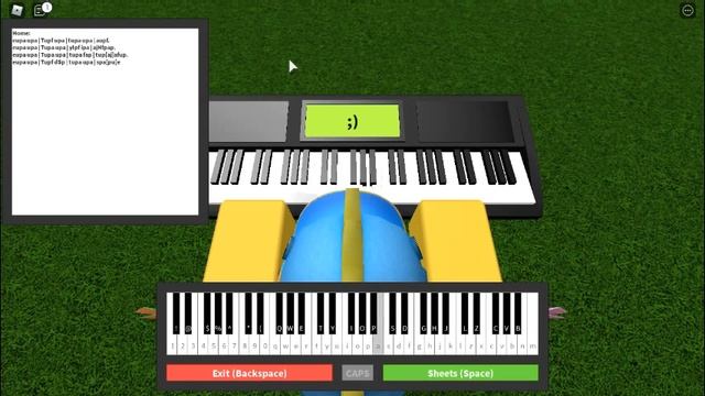 Roblox Piano - Undertale Home смотреть онлайн