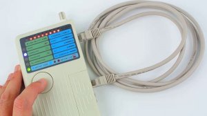 Тестер для проверки витой пары RX-1000: 4 пары без экрана, стандартный обжим