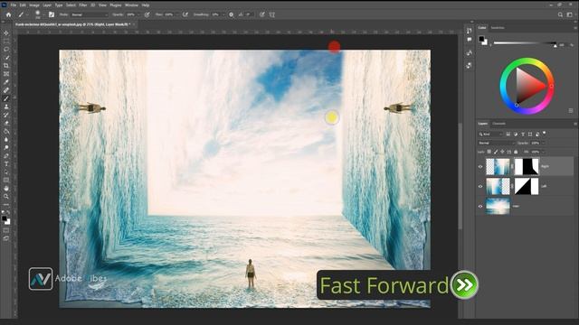 How To Create Bending Inception Effect in Photoshop 2024 | Perspective Bending Effect смотреть онлайн
