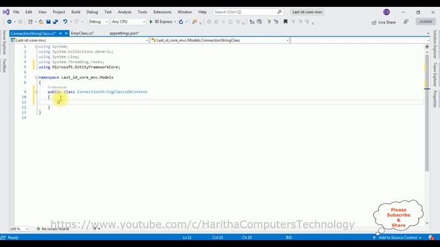 Get The Last or Newly Inserted Id | ASP.NET Core MVC SQL SERVER смотреть онлайн