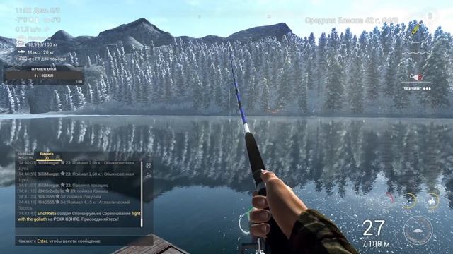 Fishing Planet - Фарм на Вайт Мус, озерная форель смотреть онлайн