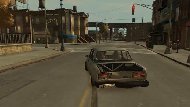 Купил жигу и стал БК-шником!Неудачный дрифт в городе!(Grand Theft Auto IV) смотреть онлайн