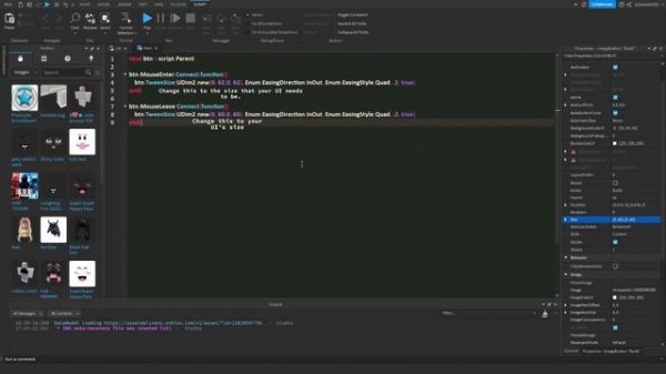 How to make Animated UI Roblox Studio