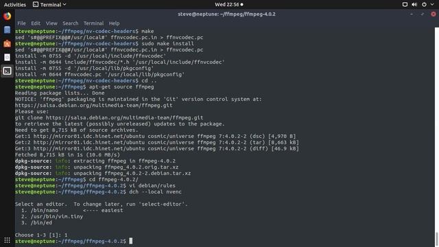 FFmpeg 開啟 NVIDIA 編解碼器