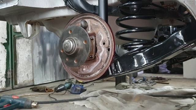 Сборка задней подвески / задних тормозных колодок Vectra A смотреть онлайн