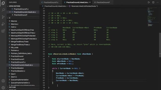 Coding Interview Question - C - Data Structure - Reverse Single Linked List Nodes смотреть онлайн