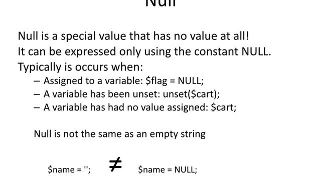 PHP Variables смотреть онлайн