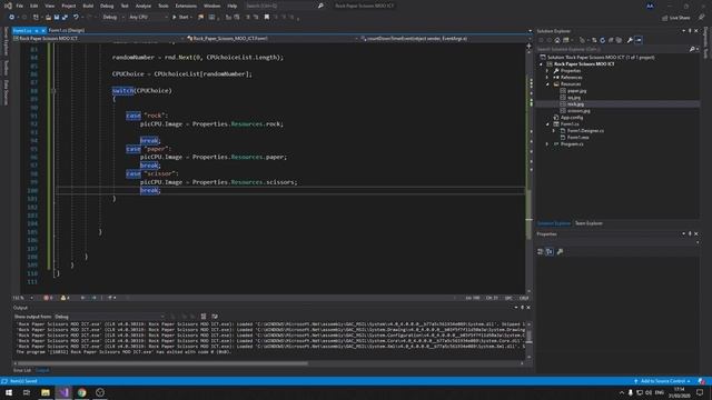 How to make a rock paper scissors game in c# windows form смотреть онлайн