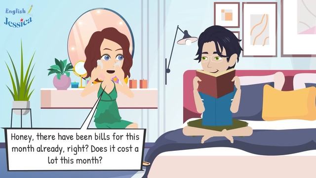 How Much Money Did We Spend? - Domestic Expenses - English Conversation Speaking Easily смотреть онлайн