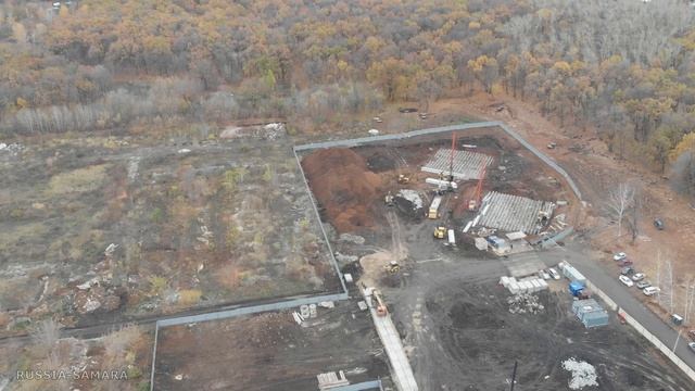 Новая дорога для ЖК Кислород / Кировский район / 28 октября 2022 / город Самара / Russia смотреть онлайн