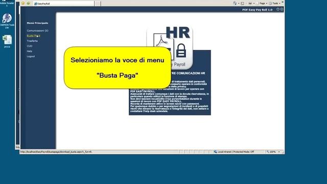 HR PORTAL : Interfaccia per il dipendente del portale web смотреть онлайн