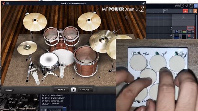 DIY Portable Electronic MIDI Drum Pads with built-in sounds using Raspberry-Pi Pico смотреть онлайн