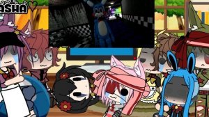 ? Реакция канонных персонажей фнафа на РУГ дейС ✨ #5 спасение задницы. /By Dasha♡[Different fandoms