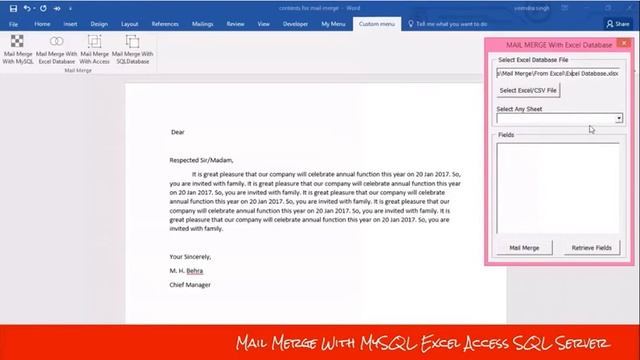 Copy Excel/CSV data to Word using VBA смотреть онлайн