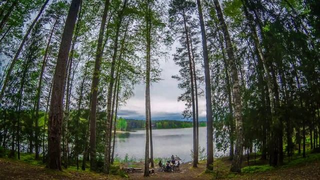 С домом на колесах к озеру! Рыбалка и отдых. смотреть онлайн
