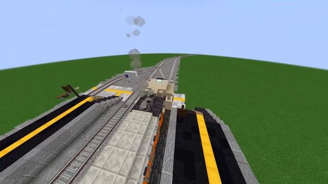 CC 206 Locomotive with Stainless Steel K1 Train: A Minecraft Create Mod Train смотреть онлайн