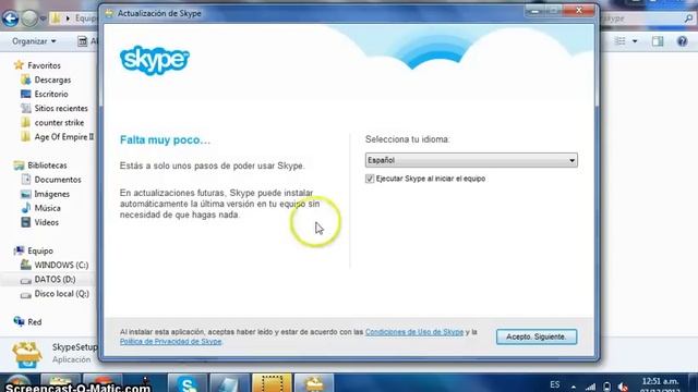 Como descargar skype para windows 7 смотреть онлайн