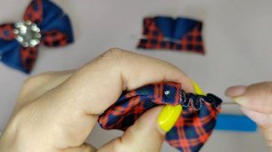 Бантики из репсовой ленты 4 см .