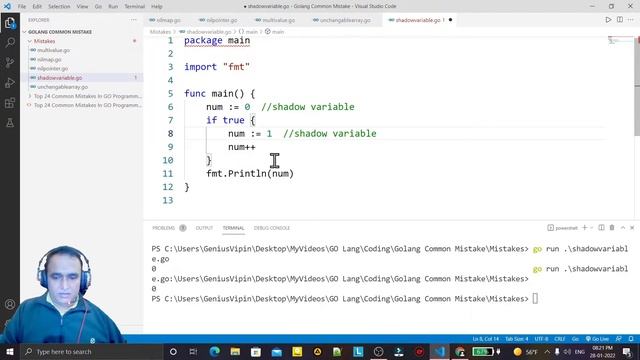 Shadow Variable in Golang | Shadow Variablel in Go | Dr Vipin Classes смотреть онлайн