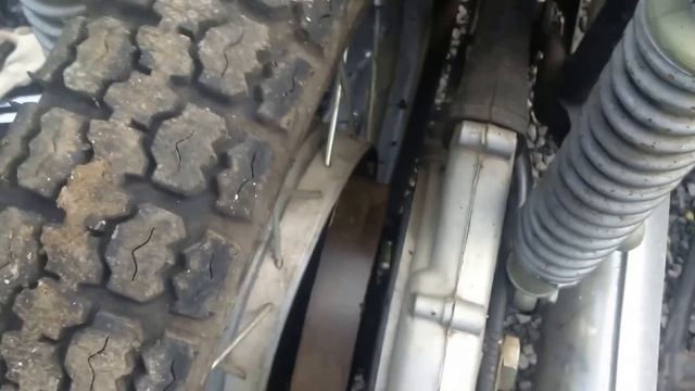Снятие и установка заднего колеса ИЖ Юпитер смотреть онлайн