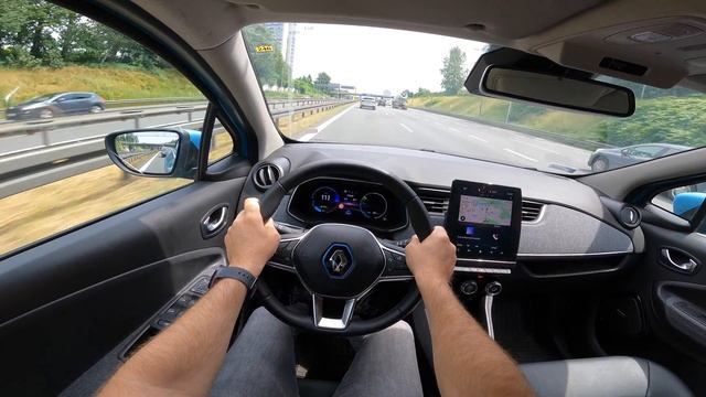 Renault ZOE |R135 136 HP| POV Test Drive смотреть онлайн