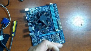 GIGABYTE GA-H61M-DS2 rev. 1.2 Motherboard is not turn on. Recovery bios. Problem with the BIOS.