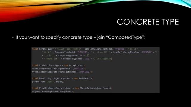 SAP Commerce/Hybris: flexible search смотреть онлайн