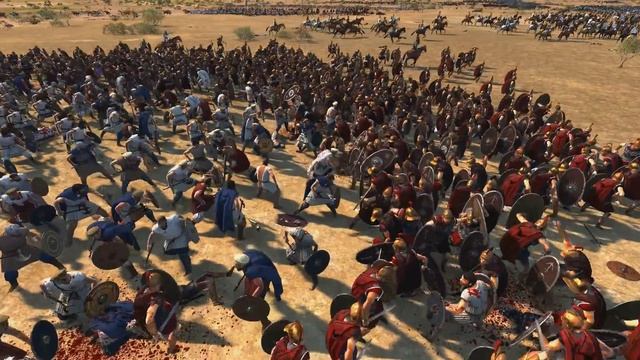 HUGE SELEUCID EMPIRE v EGYPT BATTLE! Ancient Empires Total War Gameplay смотреть онлайн