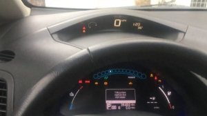 Nissan Leaf ( Ниссан Лиф ) не запускается . Ошибка обратитесь к Диллеру.