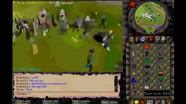 Durial321's Perspective POV - Falador Massacre HD Footage 06/06/06 - Original RS2 RuneScape 2006 смотреть онлайн