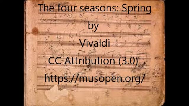 &Music - Vivaldi - The four seasons - Spring - CC-BY Compilation - DIYChannel смотреть онлайн