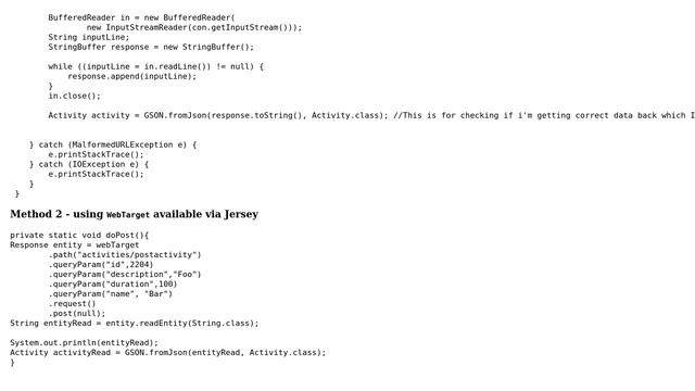Java client that consumes a RESTful web service created using Jersey 2 смотреть онлайн