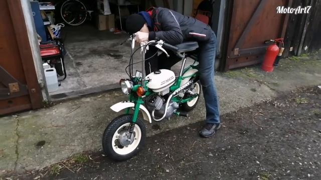 Запуск мопеда Рига МИНИ - Мокик после реставрации. Riga26 смотреть онлайн