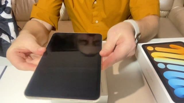 Apple IPad Mini 6 2021 распаковка. Новый цвет Starlight. Unboxing IPad Mini 6.