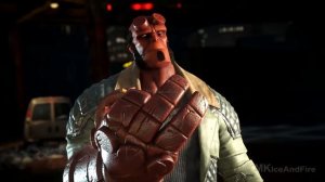 INJUSTICE 2 Hellboy All Intros Dialogue Character Banter 1080p HD