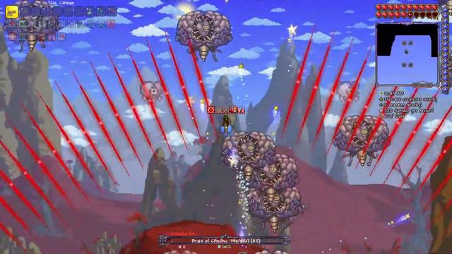 Terraria Fargo's Soul Mod Masochist Mode - Brain of Cthulhu смотреть онлайн