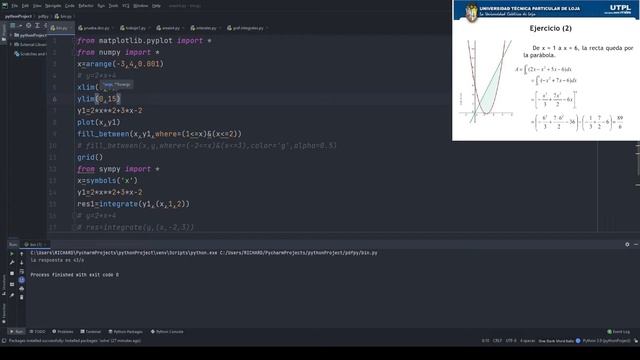 GRAFICA DE INTEGRALES CON PYTHON |¿como graficar una integral en Python?| смотреть онлайн