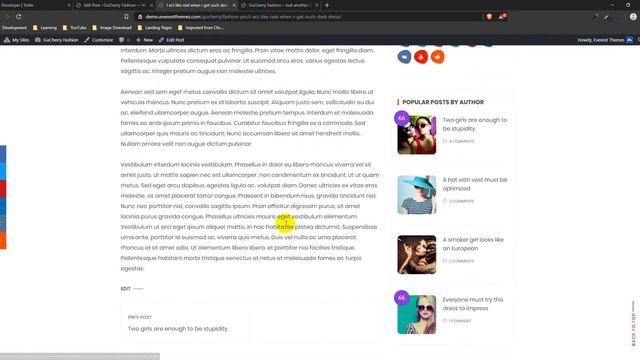 How To Edit And Customize Single Post - Section: Gucherry WordPress Blog Theme смотреть онлайн