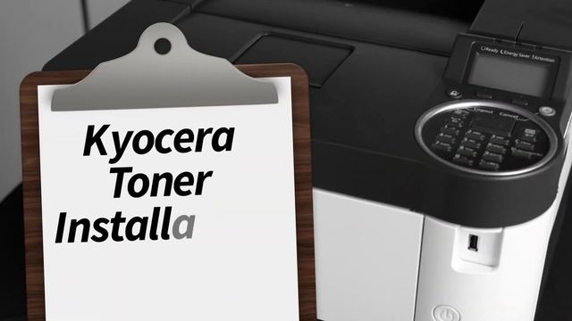 Toner Installation: Kyocera P2040dw and P3045dn смотреть онлайн